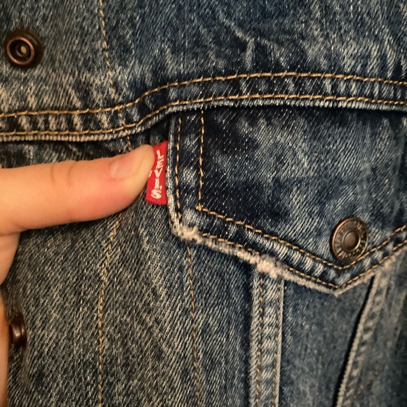Size Large Levi jacket with wool lining - Picture 3 of 5
